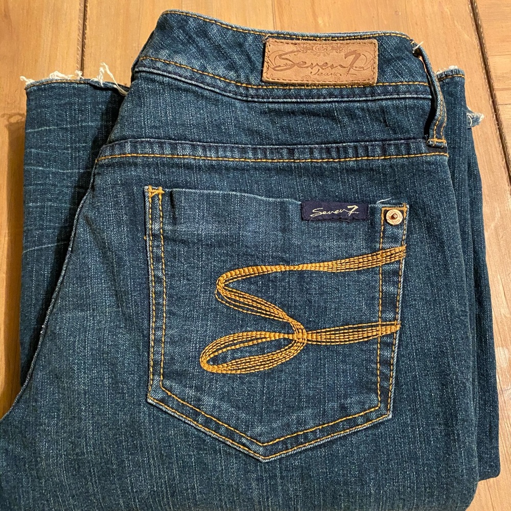Seven7  Wide Leg Jeans